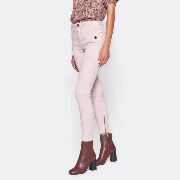 NWT Joie light pink slim fit crop leg skinny jeans, 25 - Picture 4 of 15